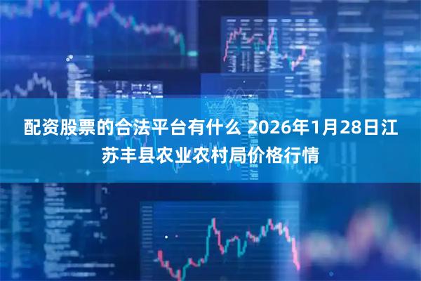 配资股票的合法平台有什么 2026年1月28日江苏丰县农业农村局价格行情